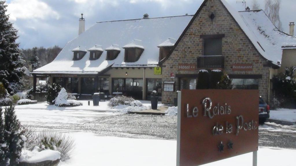 Hotel Logis Le Relais De La Poste Neuveglise Exterior photo